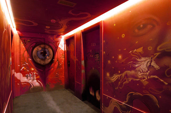 Mural Painting - Hotel Vincci Bit Barcelona